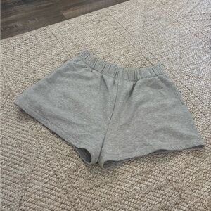 Nuuds vintage fleece heather gray shorts